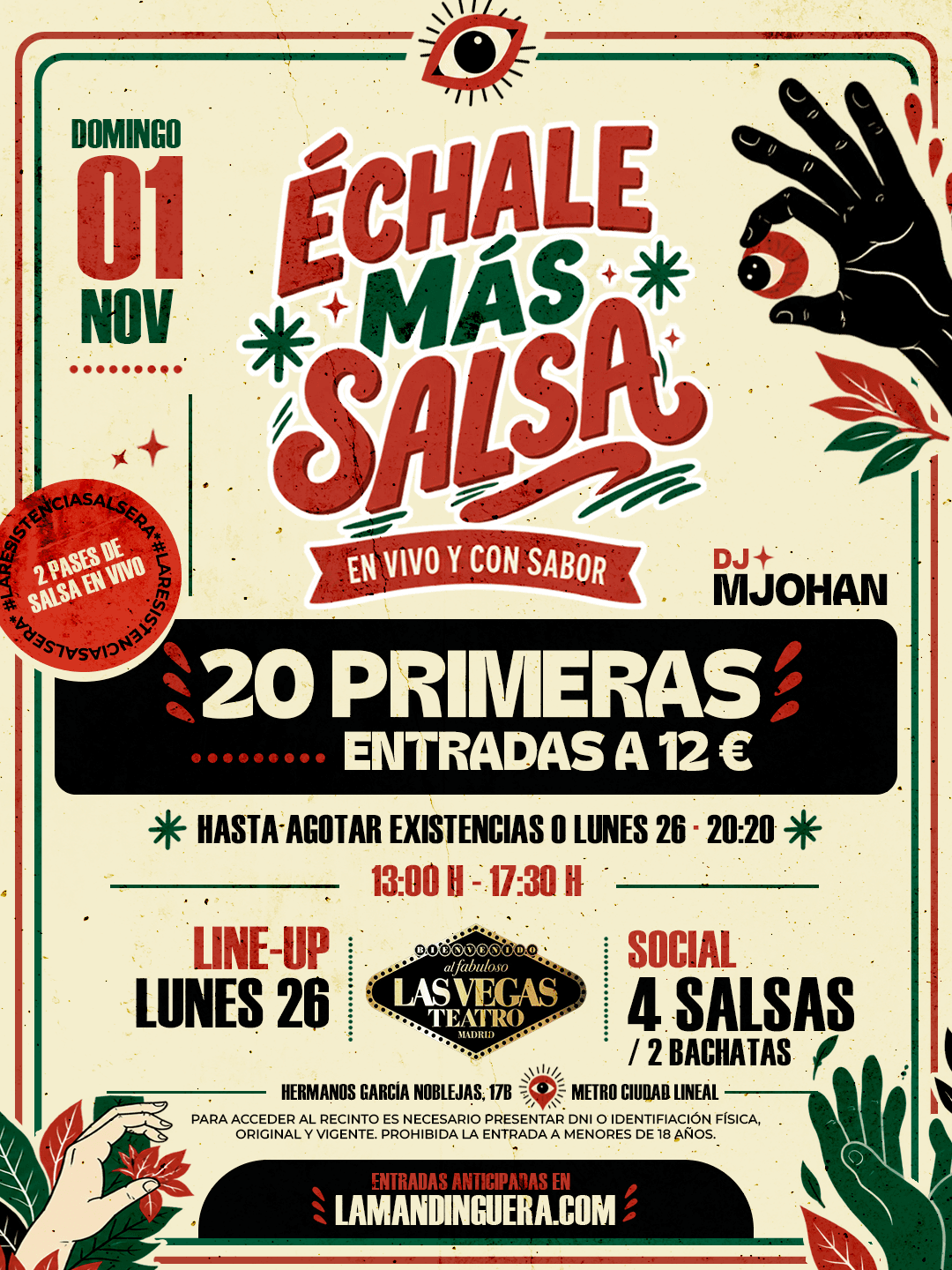 Cartel de Échale Más Salsa